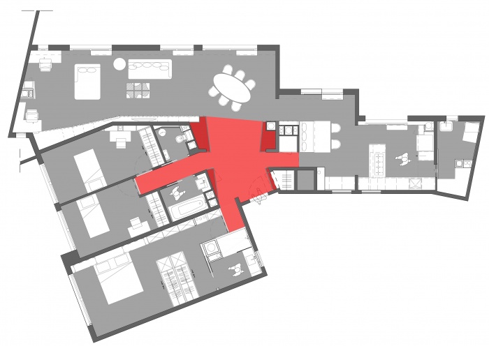 appartement 121 : 121-plan fond gris