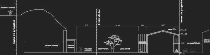 5 maisons en bande dans une arne prive : co1