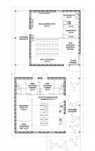 Btiment Associatif et Rammnagement d'une Place  STEINBACH (68) : STEIN Plan 1