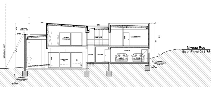 Construction d'une maison individuelle  RICHELING (57) : PC3