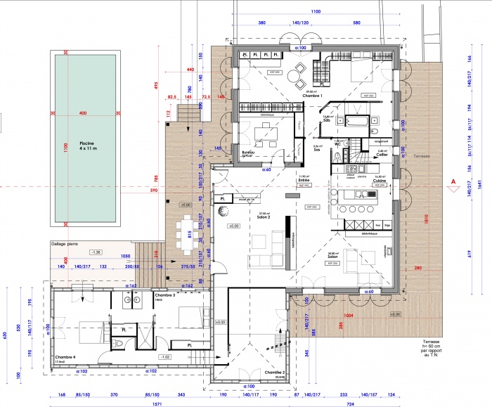 Rhabilitation et extension d'une maison individuelle : 4