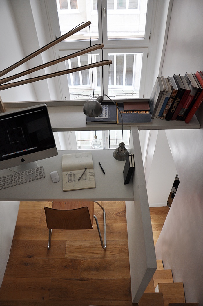 PARIS 02 : bureau#mezzanine#LLARCHITECTES#romain lachaniette 